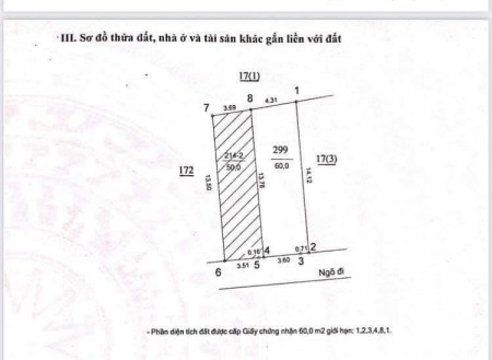 Bán đất Cầu Diễn, Ô tô vào nhà, đã có GPXD 6 tầng, DT 69m2, giá 3.6 tỷ