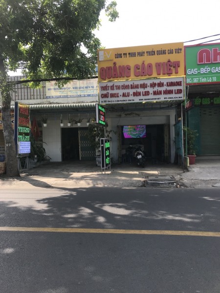 Cho thuê MTKD đường Tỉnh Lộ 10 gần Vòng Xoay Phú Lâm ngang 8X20