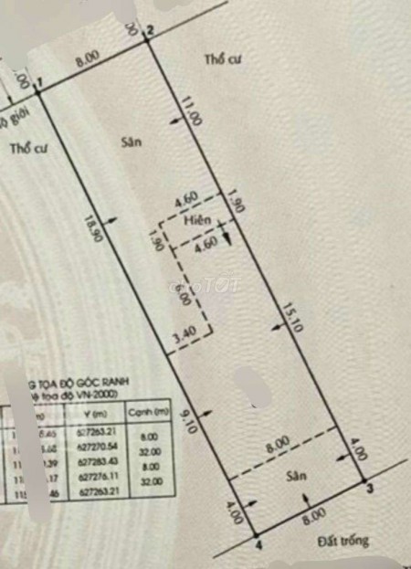 Nhà mặt tiền Tây Thạnh dt (8 x32m) 256m2 giá 35 tỷ