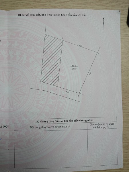 990tr đất 45m2 Liên Ninh, Thanh Trì gần đường liên xã, 0976151518