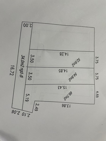 Cần Bán Gấp Mảnh Đất 52,6m2 Tại Thôn 3