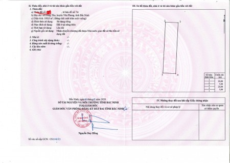 (CHÍNH CHỦ) BÁN 2 LÔ GẦN KCN ĐÔNG THỌ - YÊN PHONG