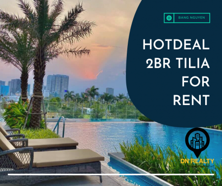 Cho thuê gấp Tilia 2PN view sông giá cực sốc (english below)