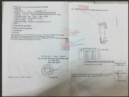Bán đất (8m x16m) Trịnh Thị Miếng, Hóc Môn, SHR , giá cực yêu.