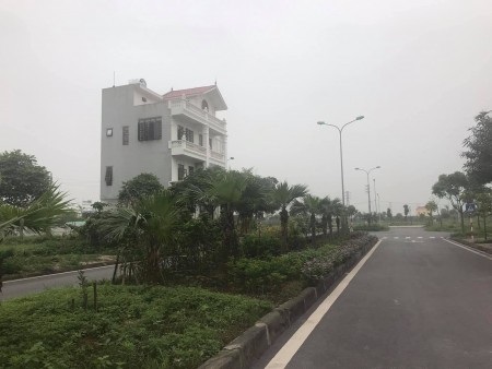Bán lô đường đôi 26m, KĐT Âu Việt, TP HD, 90m2, mt 4.5m, hướng tây, giá cực tốt