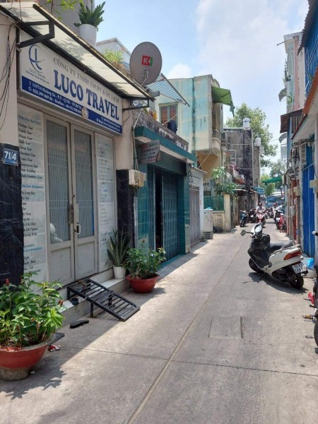Nhà đẹp, 2 mặt tiền, đường oto tới nhà, Hoàng Sa, Tân Bình, chỉ 9,9 tỷ, 4 tầng