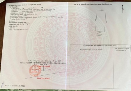 Bán Lô Đất Xã Phước Thuận Uy Tín Số 1 Bà Rịa Vũng Tàu