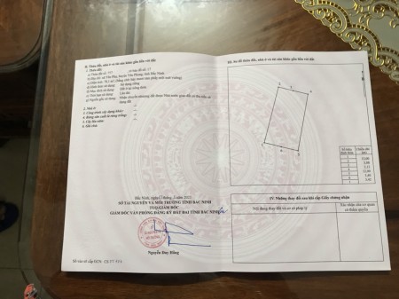 LÔ ĐẤT NỀN GIÁ 850 TRIỆU/LÔ (SỔ ĐỎ) YÊN TRUNG YÊN PHONG