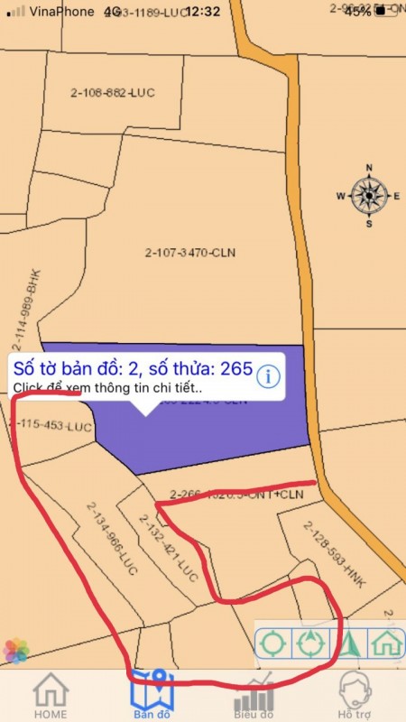 Bán 6 sào đất tại xã Bình Lộc, Tp.Long khánh, ĐN