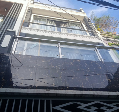 Nhà 4 tầng BTCT 5PN HXH Lê Văn Thọ, P.9, GV 46m giá 4,95 tỷ TL