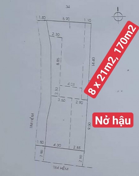 Căn góc hai mặt tiền hẻm khu Tô Hiệu Phan Anh dt 170m2 giá 16 tỷ (hiếm lắm)