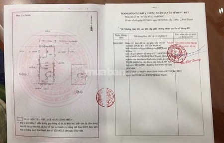 Cần bán gấp nhà HXH dt 169m2 giá 23 tỉ F.7 Bình Thạnh