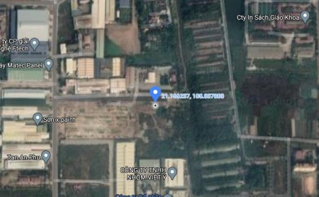 Bán 8665m2 đất công nghiệp tại KCN Nguyên Khê Đông Anh