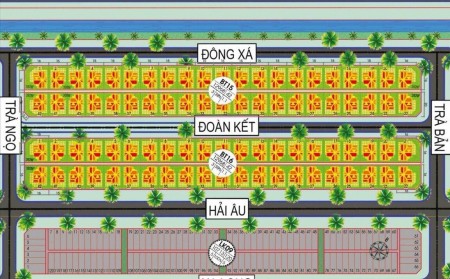 Phương Đông Vân Đồn trục kinh tế đêm BT16 Sổ đỏ từng lô.