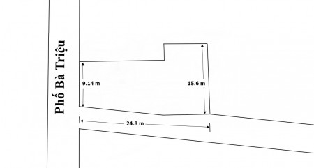 Bán nhà mặt phố Bà Triệu 400m2 Lô Góc Giáp Vincom Kinh doanh đỉnh của đỉnh.