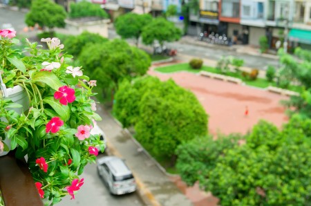 Căn hộ Quận 10 Cmt8 ban công vòng xoay dân chủ.