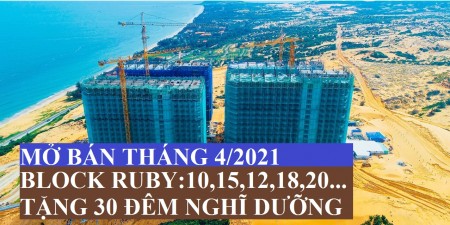 Block R,M,S Tầng 10-20, 32m2 view biển, 1.3 tỷ, Tặng Full Nội Thất, Tặng Du Lịch 30 Đêm