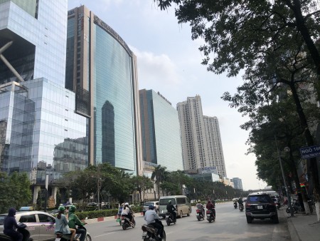 BÁN NHÀ MẶT PHỐ XÃ ĐÀN 2 MẶT THOÁNG CHO THUÊ 50 TR/THÁNG.DT 50M.6 TẦNG MT 4.6M