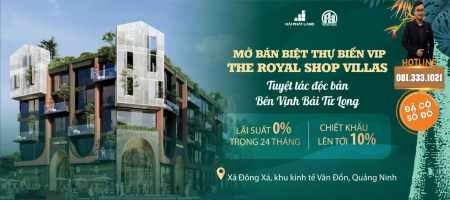 Chính thức ra mắt Dãy BT15 và BT16 Biệt thự Biển KĐT Phương Đông Vân Đồn