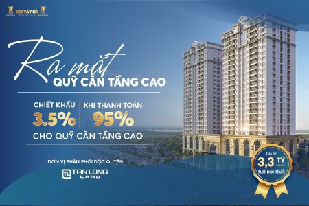 Ra hàng Quỹ căn đẹp nhất dự án Tây Hồ Residence, nhận nhà ngay giá chỉ từ 3,3 tỷ