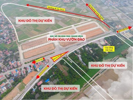 Chính Chủ Mở Bán Đất Vườn Đào Thành Công Giá Đẹp -Vị Trí Đắc Địa Cửa Ngõ Thị Xã Kinh môn
