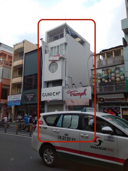 Cho thuê NNC MTĐ Hai Bà Trưng, P. Tân Định, Q.1. 4 lầu, 4000$.