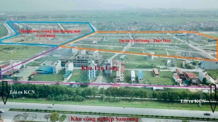 Bán đất đô thị SAMCITY giáp KCN SAMSUNG 130m2