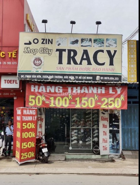 Chính chủ sang gấp Shop giày vị trí cực đẹp mặt tiền Phan Văn Hớn Hóc Môn