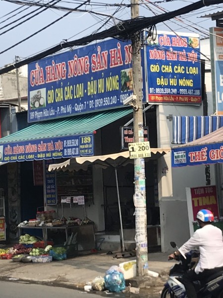 BÁN NHÀ PHỐ PHẠM HỮU LẦU, P.PHÚ MỸ, QUẬN 7 100M2