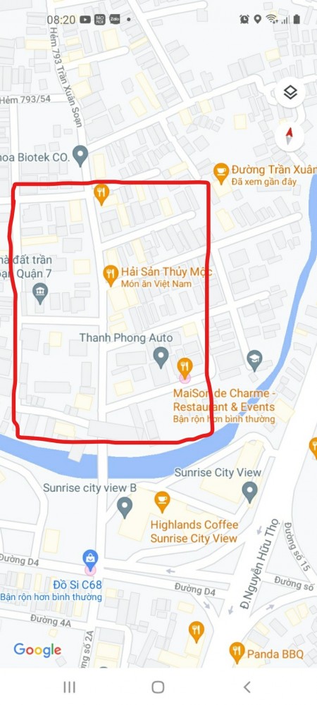 Cần bán lô đất rất đẹp ngay 793 Trần Xuân Soạn, Phường Tân Hưng