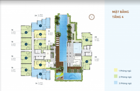 Chỉ Còn 07 Căn PRECIA Q2, 3PN=101M2, Gía Chỉ Từ 53 TRIỆU/M2. Chiết khấu 120 Triệu.