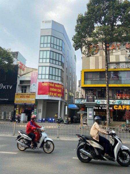 Bán nhà góc 2MT đường Thành Thái gần Vạn Hạnh Mall 7.5x11m, 6 tầng thang máy, HĐT: 80tr P12, Q10