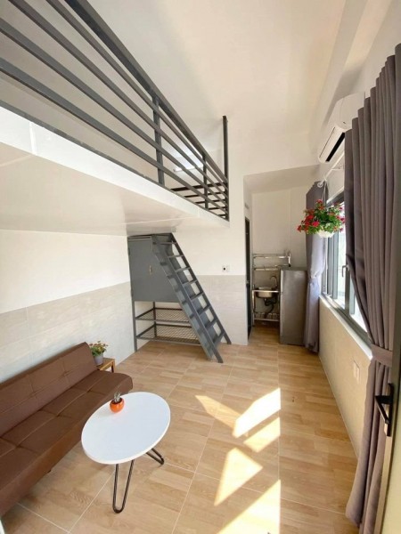 Căn Hộ Cho Thuê 30m2 Có Gác|Giá Rẻ|Đầy Đủ Nội Thất| Giờ Tự Do| An Ninh