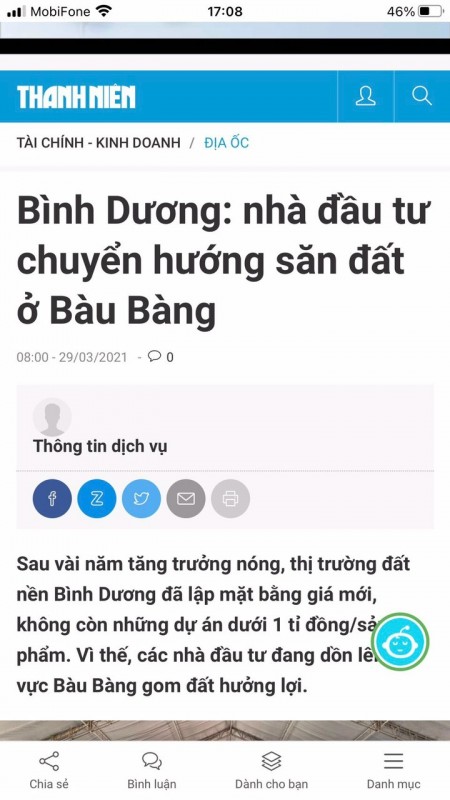 Đất Bàu bàng. Mặt tiền QL 13. Đối diện TTHC. Liền kề KCN becamex