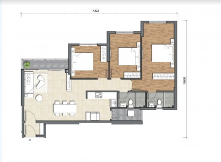 Căn hộ Precia quận 2 3PN – 101m2 nội thất ngoại nhập , giá full 5.3 tỷ ( VAT ), chiết khấu 120 triệu