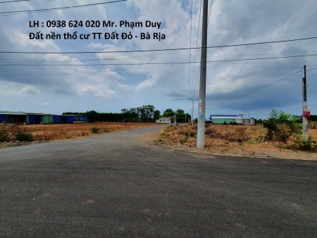 Mở Bán Đất Nền Thổ Cư TT Đất Đỏ Bà Rịa – Vị Trí Sầm Uất, Sổ Riêng, Vay 50%