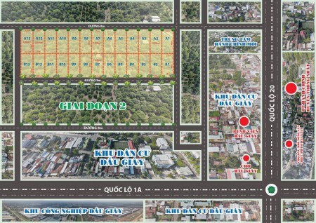 Đất Sào 1,8tr/m2 Huyện Thống Nhất Đồng Nai SHR có sẵn