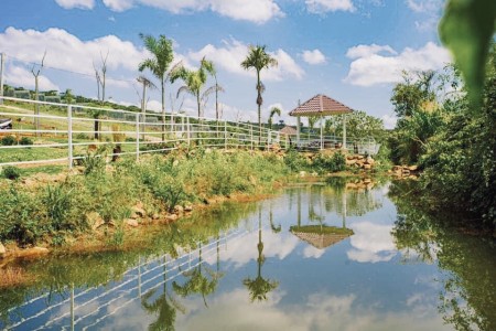 Bán lô đất 81m2 -View sông, sát bên Khu Du Lịch lớn, sổ riêng thổ cư 100%, giá 1,1 tỷ
