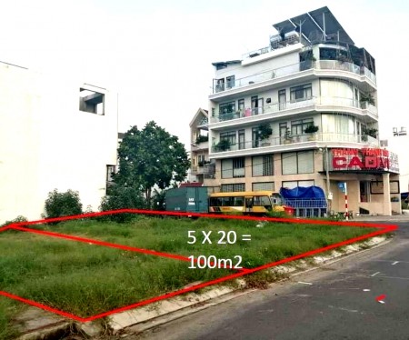 Cần bán lô đất sổ hồng riêng, sau chợ An Sương (5×20) 100m2 giá 1 tỷ 449 triệu.