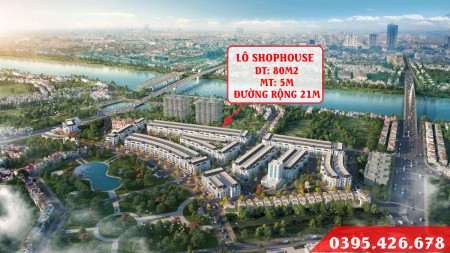CHÍNH CHỦ CẦN BÁN GẤP 2 LÔ SHOPHOUSE NGAY TRUNG TÂM TP BẮC GIANG CHỈ TỪ 1560TR/LÔ