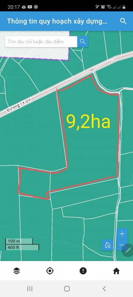 Xã Long Nguyên bán đất xây xưởng diện tích 9,2ha. Vị trí thuận lợi