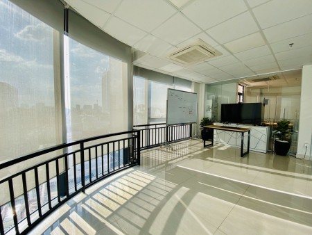 Cho thuê Văn Phòng Bình Thạnh 169m2 siêu thoáng đẹp.