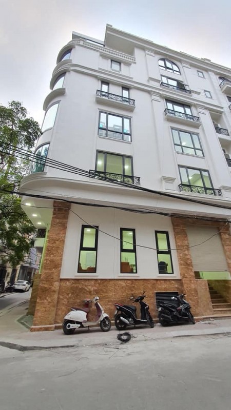 Bán toà Văn Phòng Trung Kính 90M2 x 7 tầng, MT 6m, thuê 100tr/th, lô góc, ô tô, tháng máy.