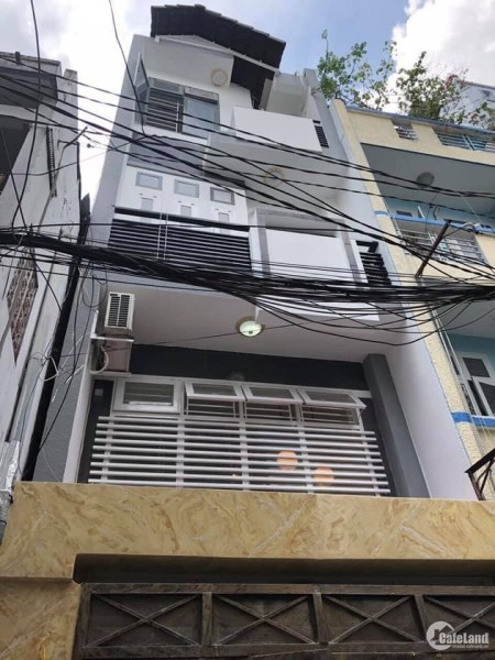 Bán nhà mới CMT8 Quận 10 hẻm xe hơi 4 tầng 35m2 giá chỉ 5.9 tỉ