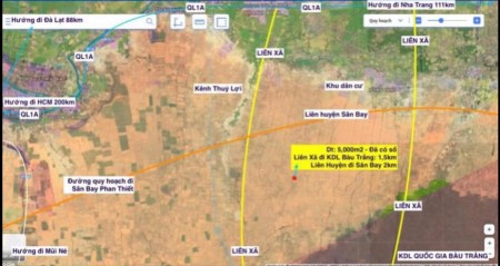Bán lô đất 5000m2 cách ngã 4 liên huyện liên xã chỉ 200m