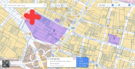 Đất Phường Hòa Long, TP BÀ RỊA. MT đường 45m. sổ riêng, tc 100%