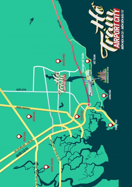 Đất sân bay Lộc An liền kề KCN Đất Đỏ, Giá rẻ cho khách tầm tài chính thấp dưới 1 tỷ