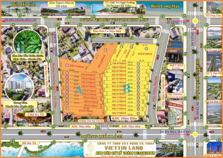 Đất Hồ Tràm cách biển Melia 5km, TC 100m2, Sổ hồng riêng. Giá F0 sinh lời chỉ 1,3 tỷ