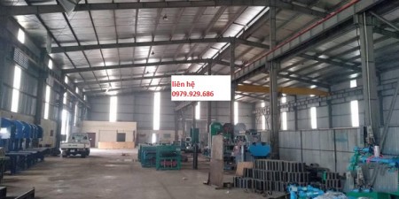 Cần cho thuê kho xưởng trong cụm công nghiệp vừa và nhỏ Từ Liêm Hà Nội DT 1100m2