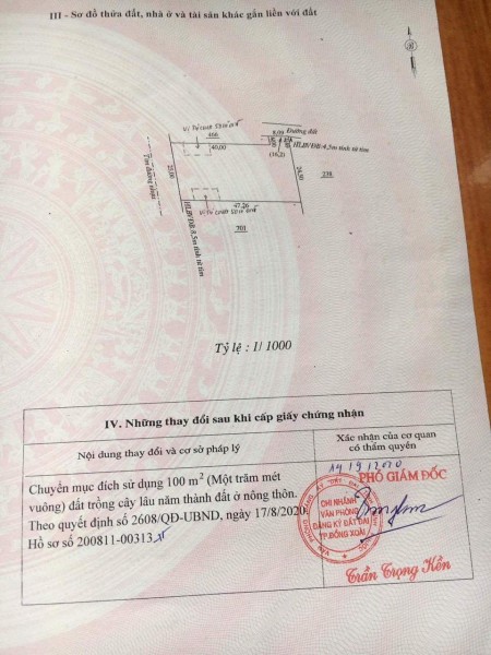 Bán đất tân thành, nằm gần tt thành phố Đồng Xoài